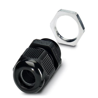 Phoenix Contact Cable Gland; PSD-S AS CABLE GLAND M16X1.5; for tower lights; M16 x 1.5mm; black